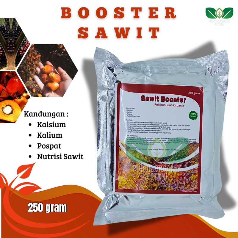 Pupuk Organik Pelebat Sawit dan Booster Perangsang Sawit Agar Cepat Berbuah Super Lebat
