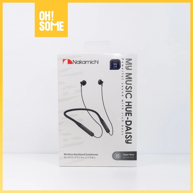 OHSOME - Nakamichi Wireless Headset Neckband Blue/Black/Beige