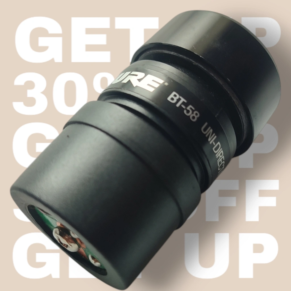 SPOOL SHRE BT 58 DYNAMIC MICROPHONE REPLACEMENT CARTRIDGE FOR WIRED OR WIRELESS MICROPHONE CAPSULE SUPERCARDIOID MIC SPARE PART
