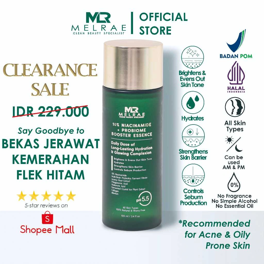 Melrae 10% Niacinamide + Probiome Booster Essence - Serum
