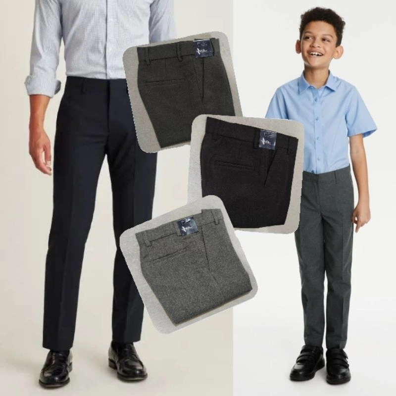 ACEVANT – Celana Slim Fit untuk Anak-Anak dan Pria Dewasa