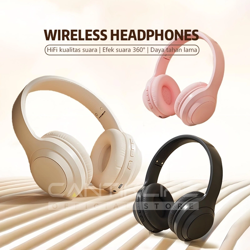 50H Bluetooth Headset Headband Wireless Bluetooth Headset ANC noise cancellation  40MM Super Bass  Portable folding Headset---Multi-mode/bluetooth/card/wired