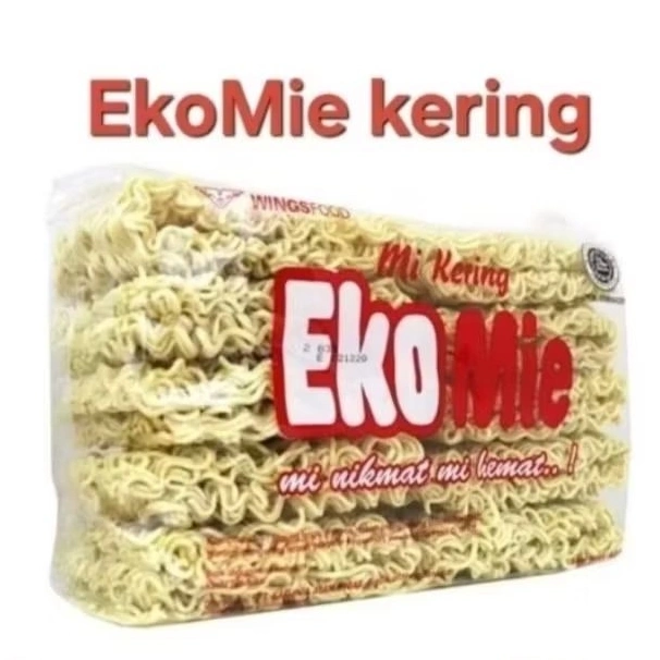 EkoMie kering kemasan satuan 500gr
