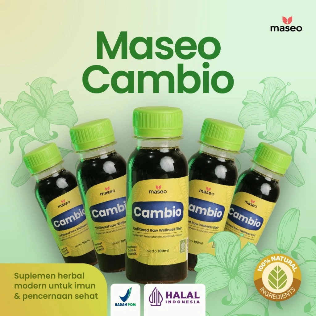 Maseo Cambio Probiotik – Obat Flu Batuk Pilek Herbal & Suplemen Daya Tahan Imun Tubuh