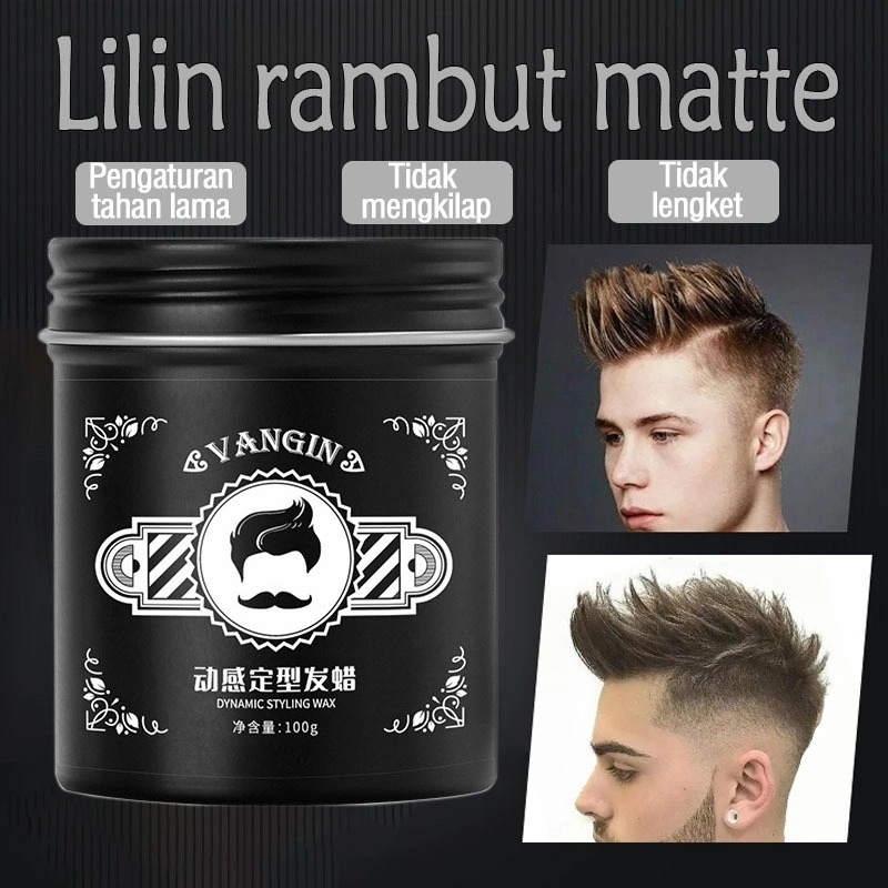 Wax Rambut Pria 100g Hasil Maksimal Tanpa Rasa Lengket dan Berminyak Styling Profesional