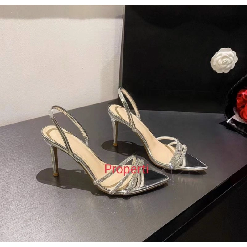 High Heels Sandal Wanita Sling Back  9 Cm BHS 06