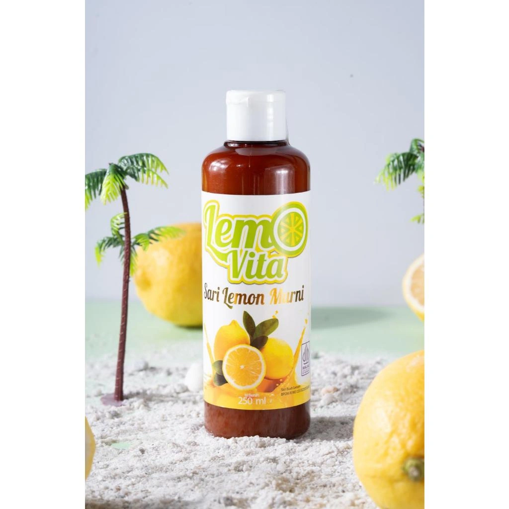 BPOM Fresh Sari Lemon Lemovita Jus Halal Murah 250ml