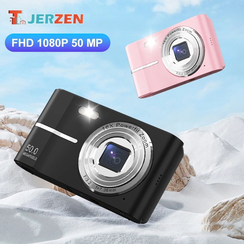 T-JERZEN Kamera digital portabel Kamera digital zoom 16X dengan filter yang cocok untuk pemula M03
