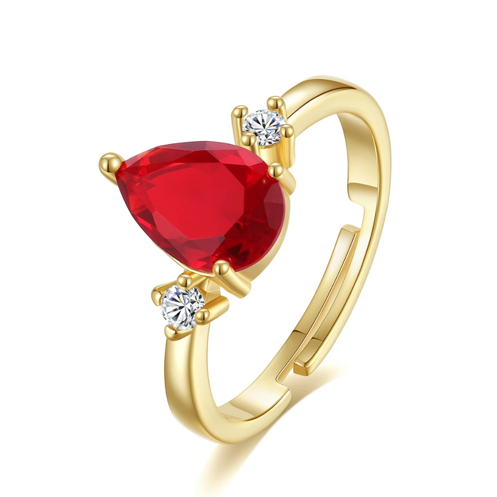 Kke Jewelry Cincin Original Wanita Gold Plated 18k Kristal Cincin Simple Anti Karat GD139