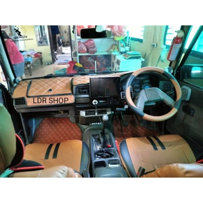 cover pelindung dasboard Dan sarung stir mobil kijang super semua jenis ada