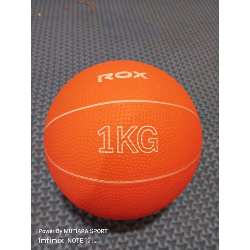 MEDICINE BALL 1KG ROX ORIGINAL BOLA FITNESS