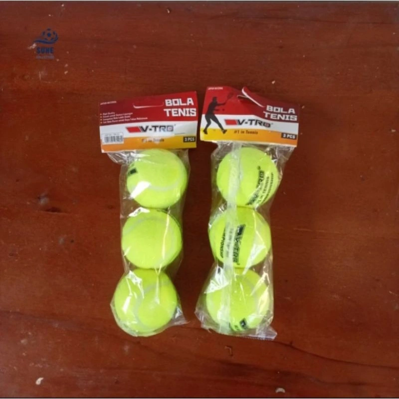 Bola Tenis / Bola Kasti / Tennis Ball V-Tro / Vtro Pack Isi 3 Bola