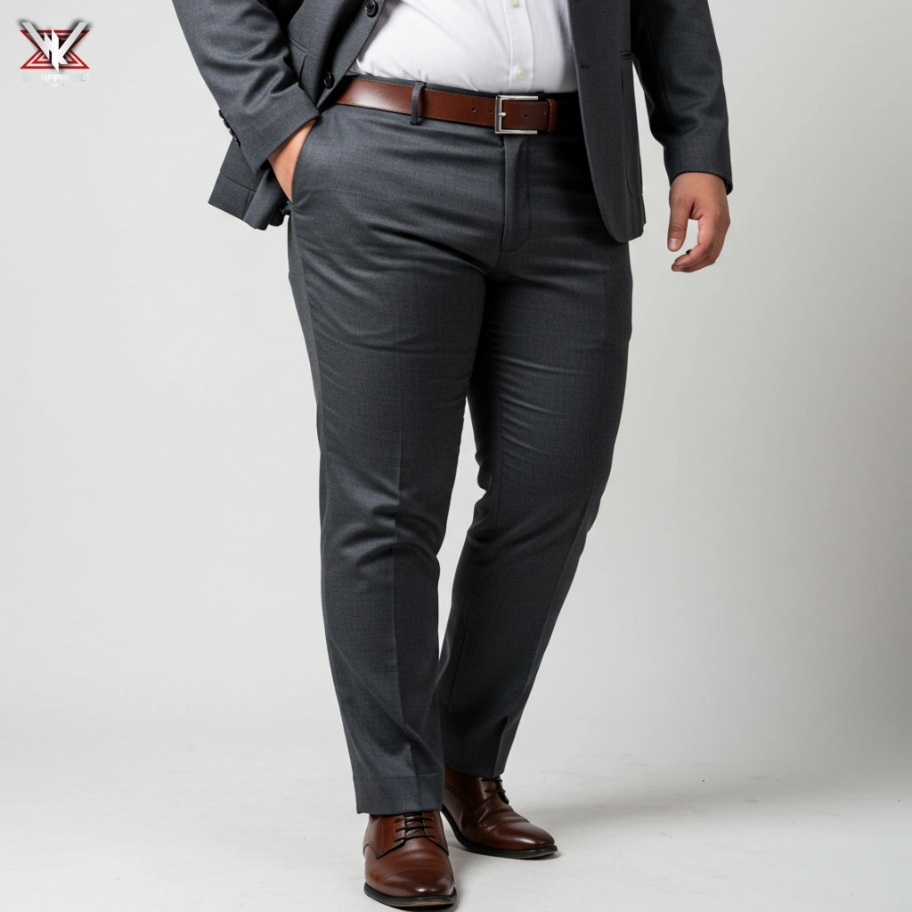 WK APPAREL - Celana Formal Slimfit Jumbo Abu Tua 39-44