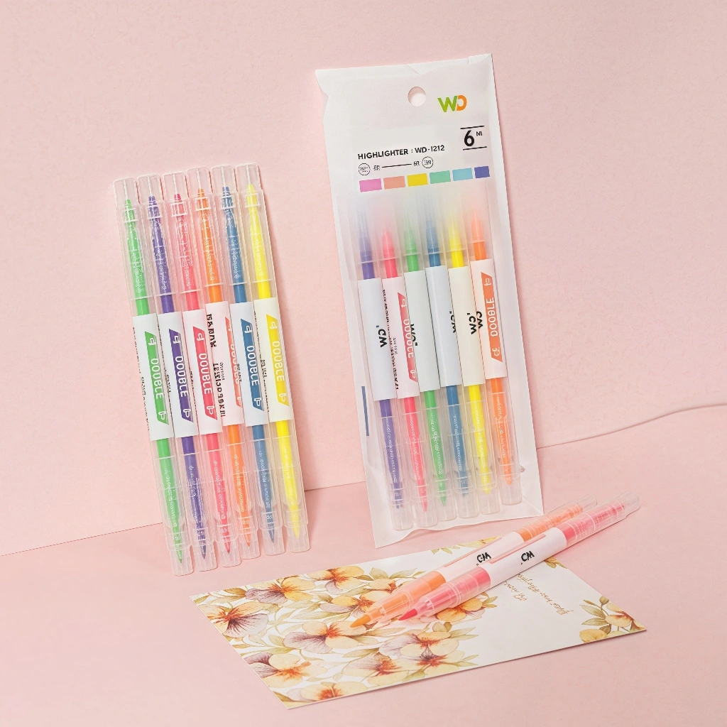 (1 SET / 6 PCS) AIMILO STABILO PASTEL / STABILO 2 SISI / HIGHLIGHTER