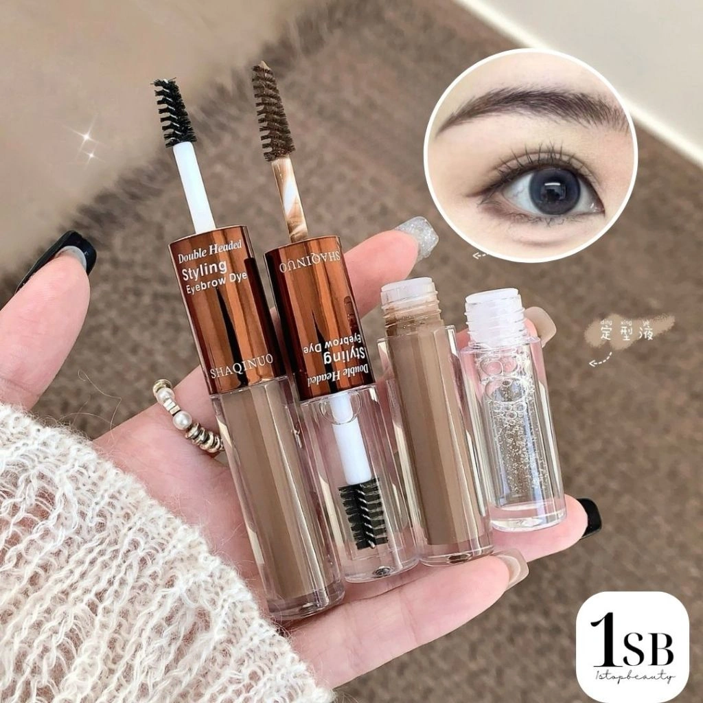 SHAQINUO Double Eyebrow Shaping Gel Waterproof And Natural - [1sb]
