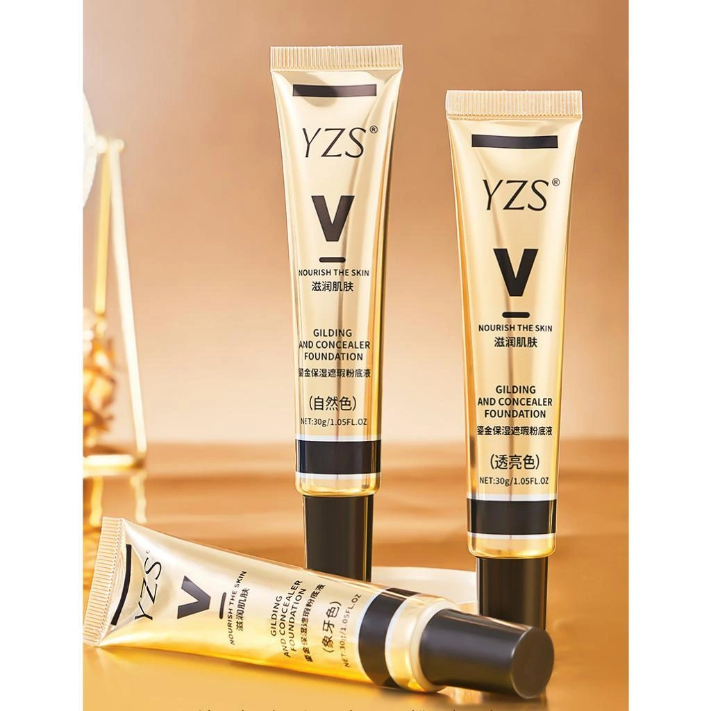 {PROMO 3PCS} YZS FOUNDATION WARNA PUTIH TRANSPARAN HARGA LEBIH HEMAT 30g Concealer Wajah