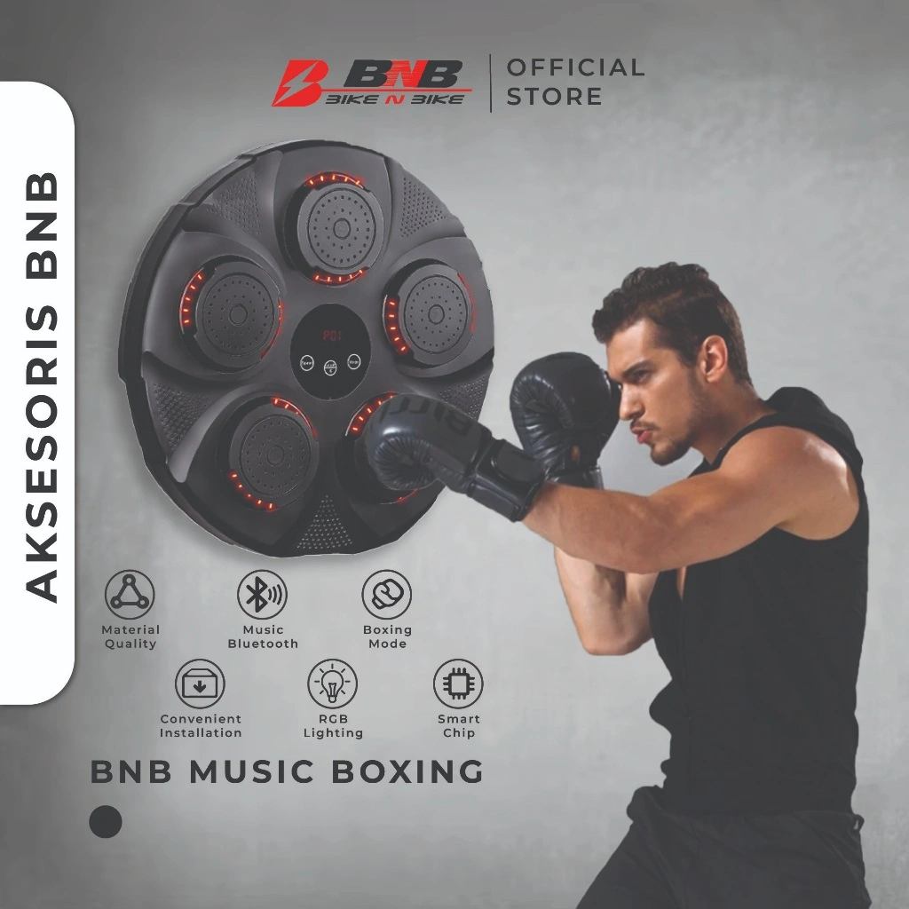 BikeNBike - Music Boxing Machine Samsak Musik Dinding Kotak Tinju Alat Latihan Tinju