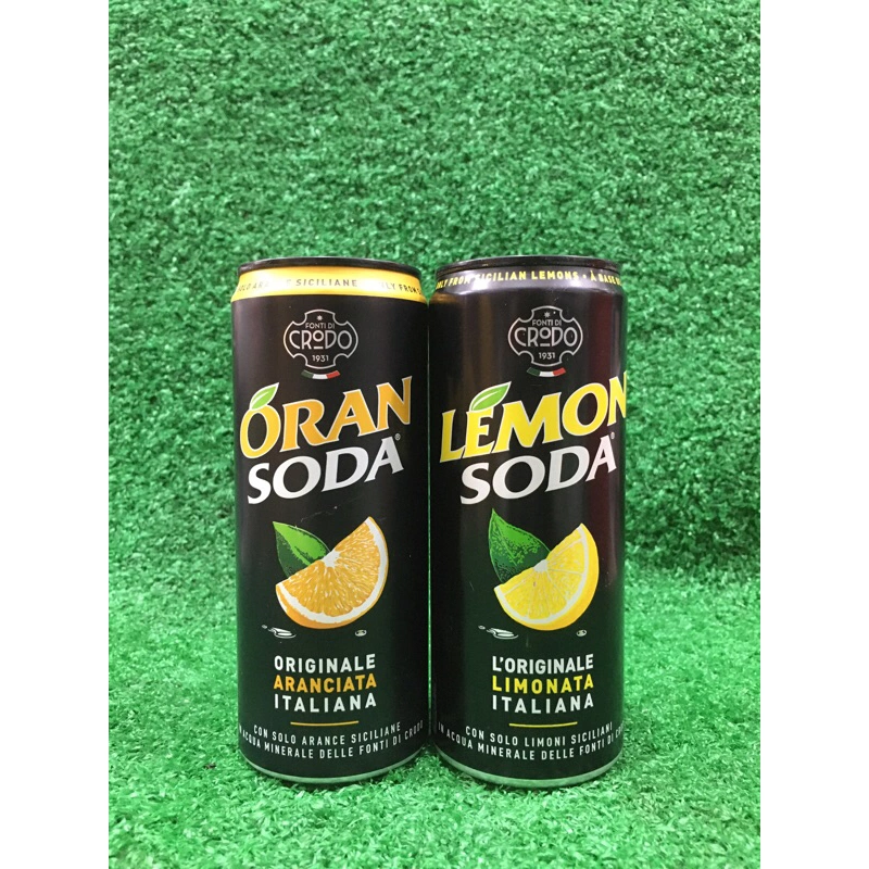 Fonti Di Crodo Soft Can Drink Minuman Kaleng Berkarbonat 330ml Impor Italy