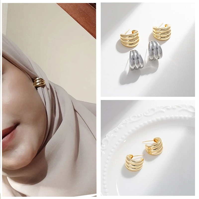 Anting wanita Korea, anting bergaya bohemian vintage, anting jilbab