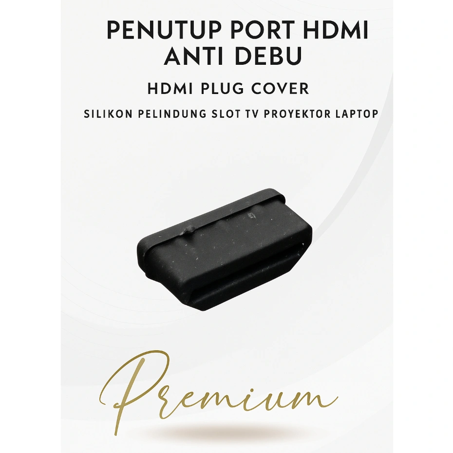 Tutup Port HDMI Anti Debu Silikon | Dust Plug Cover TV Laptop Proyektor