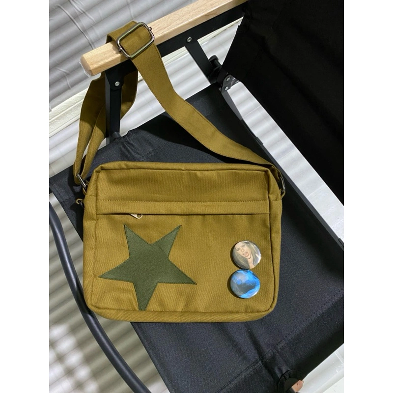 STARS MESSENGER y2k /TAS KANVAS MINI MESENGGER Y2K / sling bag fairycore aesthetic