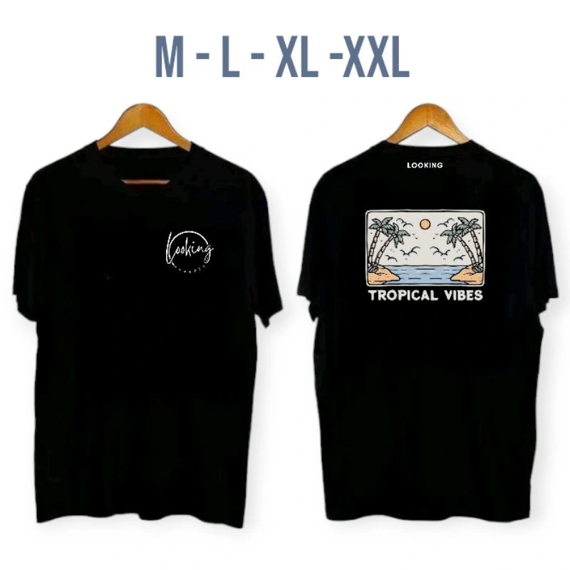 Looking Kaos Pria Surf Original 100% Cotton Premium