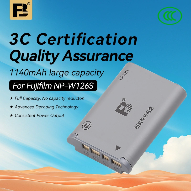 FB Battery for Fujifilm NP W126S Baterai Fuji NP W126S