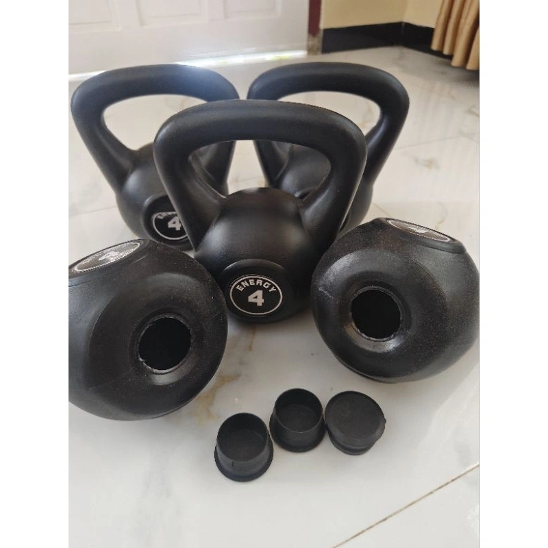 cover Kettelbell/barbel teko kosongan tanpa isi 4kg