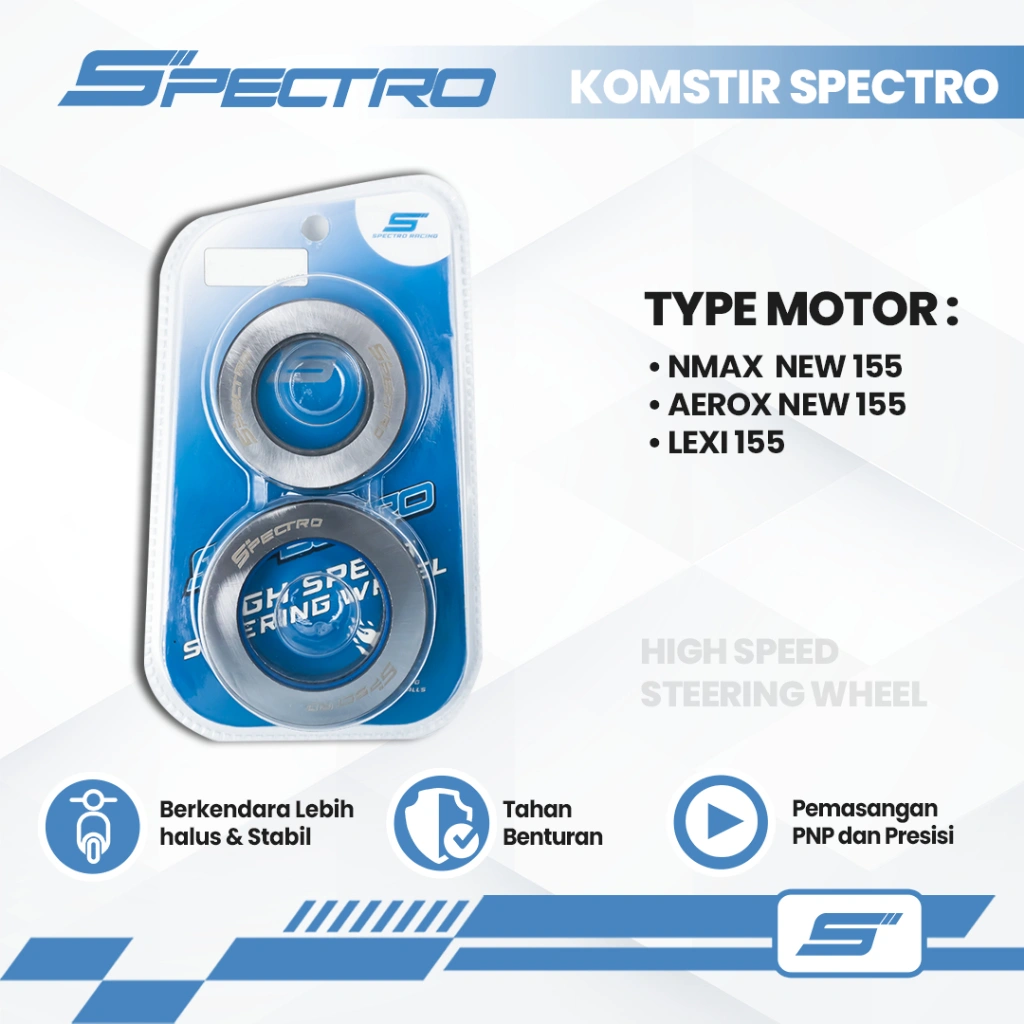 Spectro Komstir Nmax Aerox 155 New Lexi Lexi 155 Bearing High Speed Steering Wheel