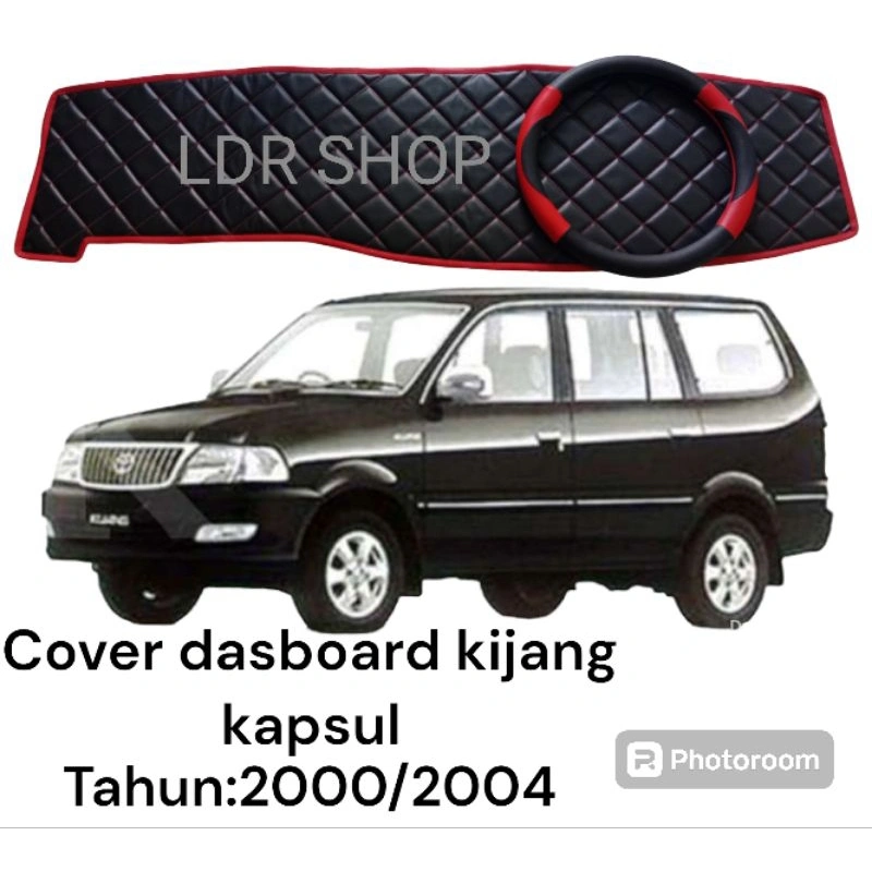 cover dasboard+sarung stir kijang kapsul tahun 2000/2004