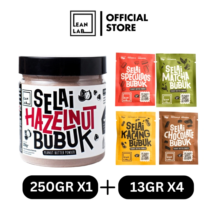 Lean Lab Selai 5in1 (250gr x1 + 4 sachet 13gr)