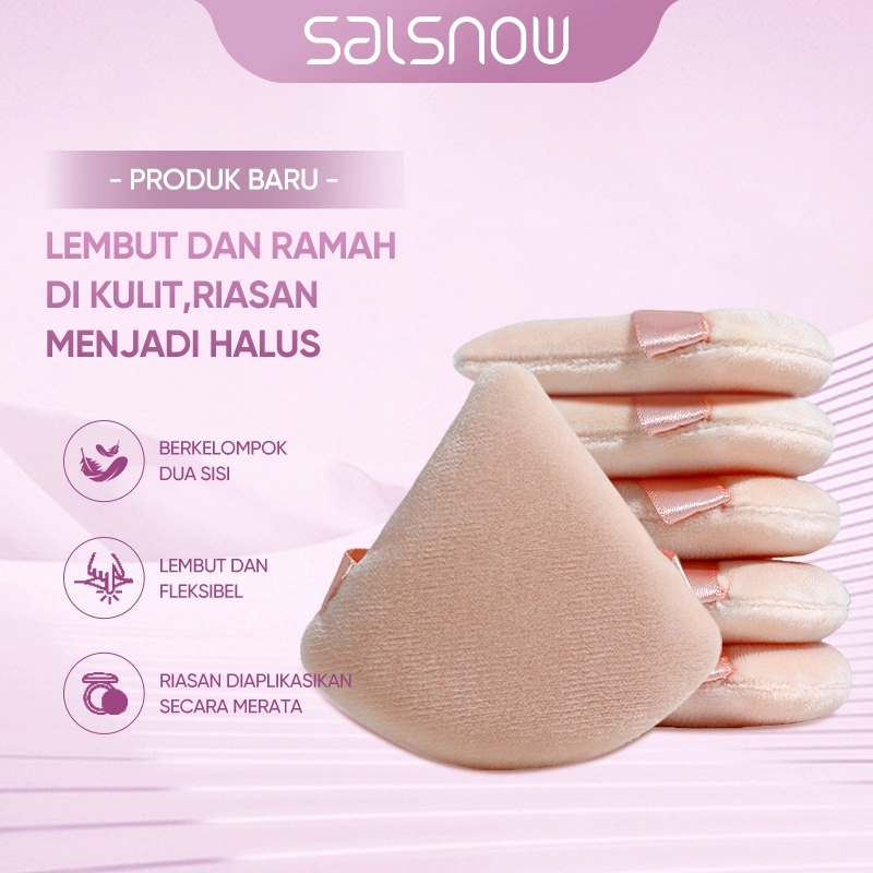 Gratis: SALSNOW Multifungsi Makeup Sponge Cushion Foundation Concealer Sponge Makeup Set Alat Kecantikan Kapas Bantalan Puff Makeup Sponge Dua Sisi 7 Buah Kapas Lembut dan ramah kulit