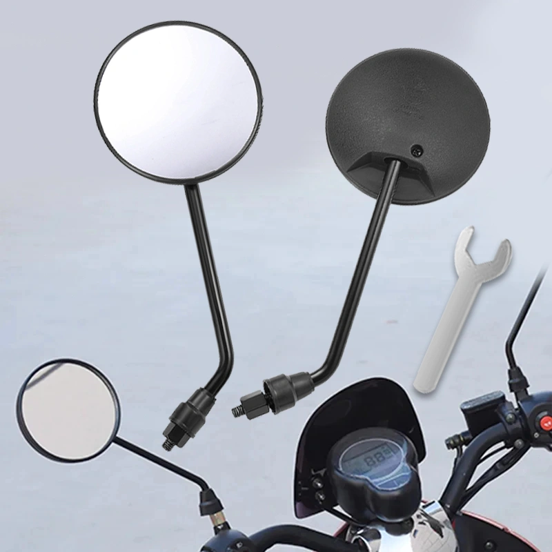 Spion Motor Kaca Spion Sepeda Listrik 8mm Universal Spion Bulat Sepeda Listrik