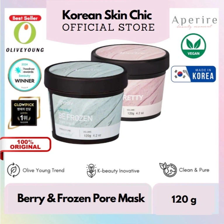 APERIRE Spa Relief Be Frozen Pore Mask Clay Mask Korea Korean Skincare 120g