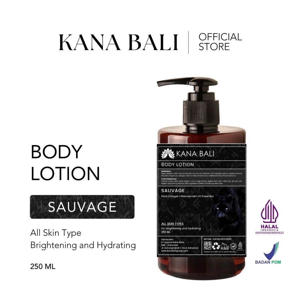 Kana Bali Brightening Body Lotion Sauvage - Men Series