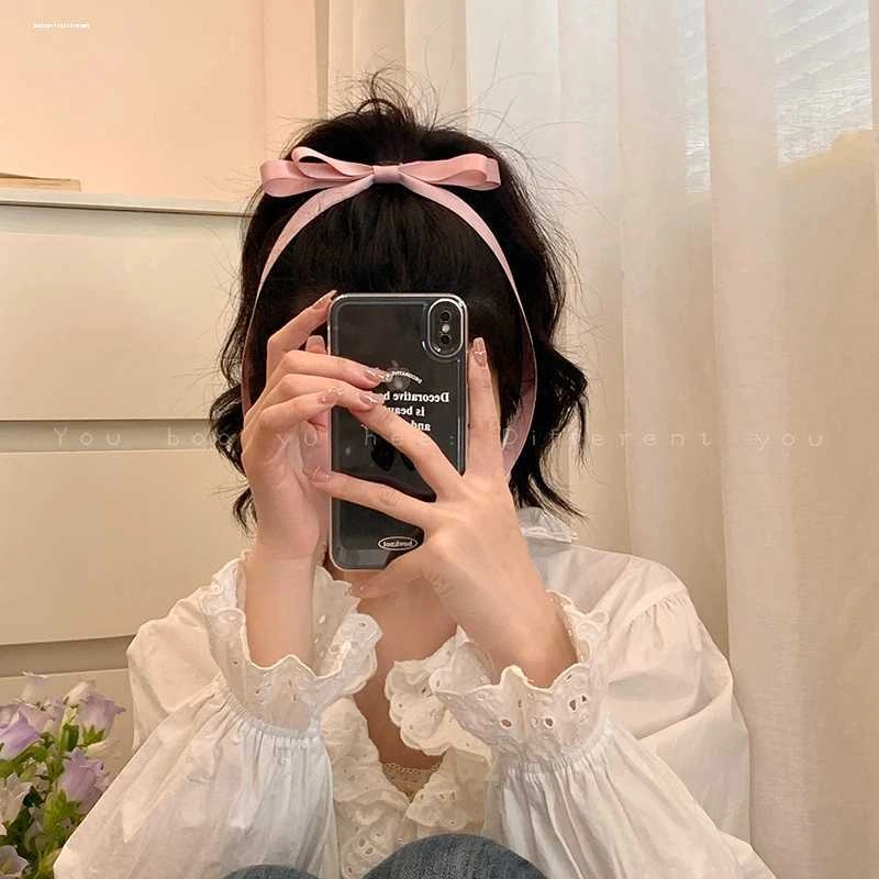 [CUCI GUDANG] DOUBLE LAYER BOW KNOT HAIR CLIP CLASSIC COLOR LONG RIBBON GIRLY FAIRY ACCESSORIES AKSESORIS RAMBUT PITA PANJANG KLASIK KPOP KOREA KOREAN HIGH QUALITY JENNIE BLACKPINK STYLE AKSESORIS RAMBUT GIRL DEWASA WANITA KLIP PIN PITA