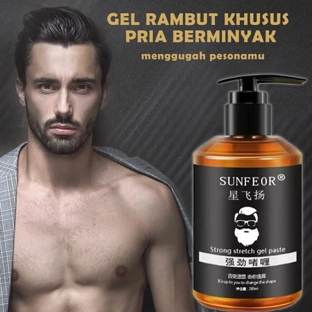 Minyak rambut pomade pria Hair Styling gel hair spray Penata Tahan Lama Tidak Lengket 250ml