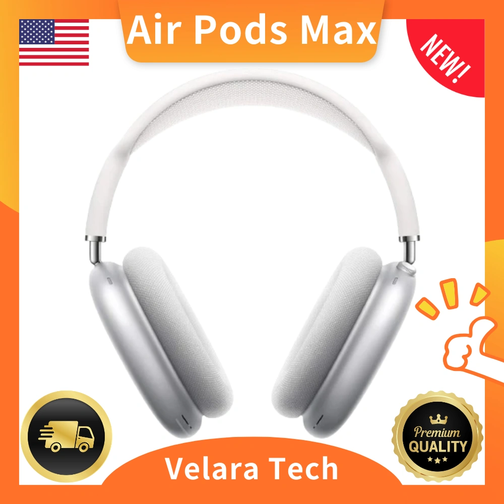 【100% ORI Garansi 】2025 New Αpple Αirpods Max Headphone Bluetooth ANC Spatial Audio Dolby Audio
