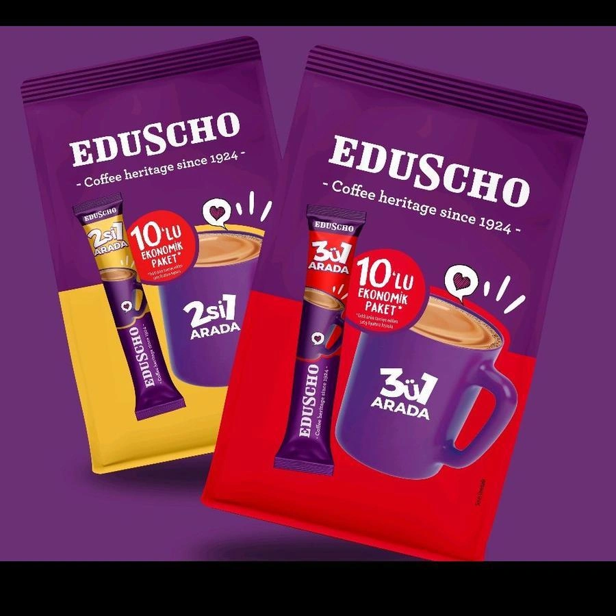 | EDUSCHO COFFEE | PREMIUM | INSTAN | 2 IN 1 | 3 IN 1 | GERMANY - TURKI | 1 PAX ( 10 SACHET ) - 2 IN 1