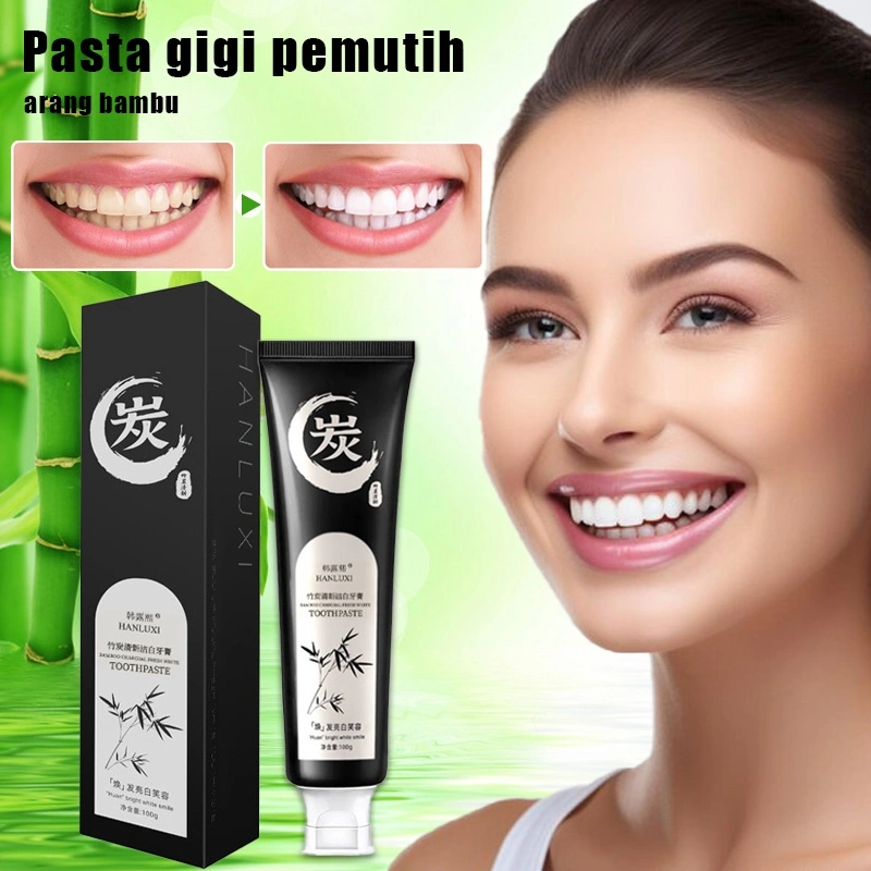 Pasta Odol Pemutih Gigi Kuning dan Penghilang Karang Gigi Paling Ampuh Bamboo Charcoal Toothpaste