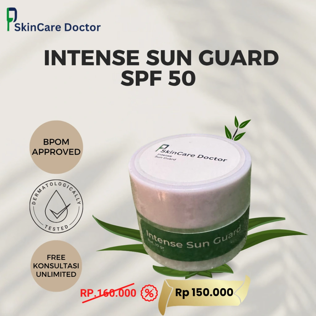 Intense Sun Guard – Sunscreen Krim Pagi SPF 50