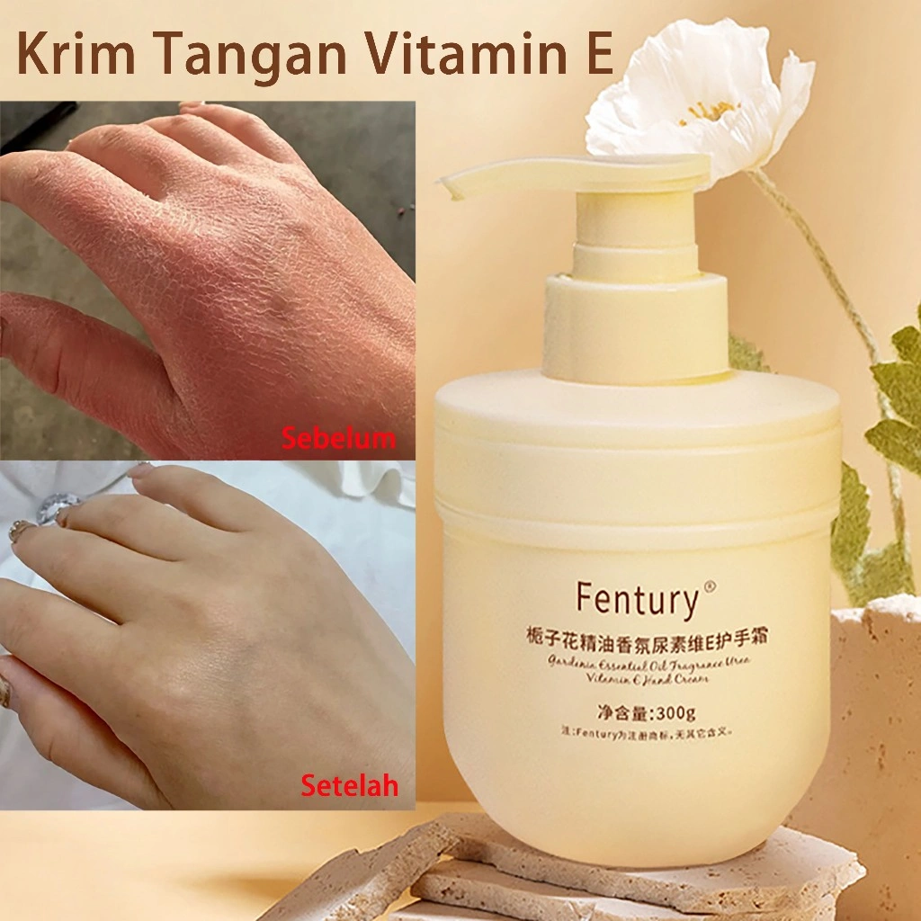 Krim Pelembab Tangan 300ML Anti keriput Lembutkan tangan Krim Tangan Pencerah Tahan Lama Wanginya