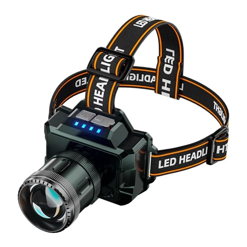 Senter Kepala Super terang Zoom 50W  Baterai Ganda Tahan Air TANJE YD-929