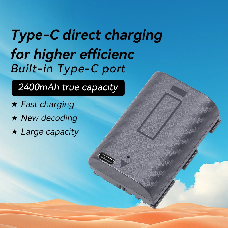 FB Baterai LP E6NH for CANON with Build-in Typc-C Charging Port