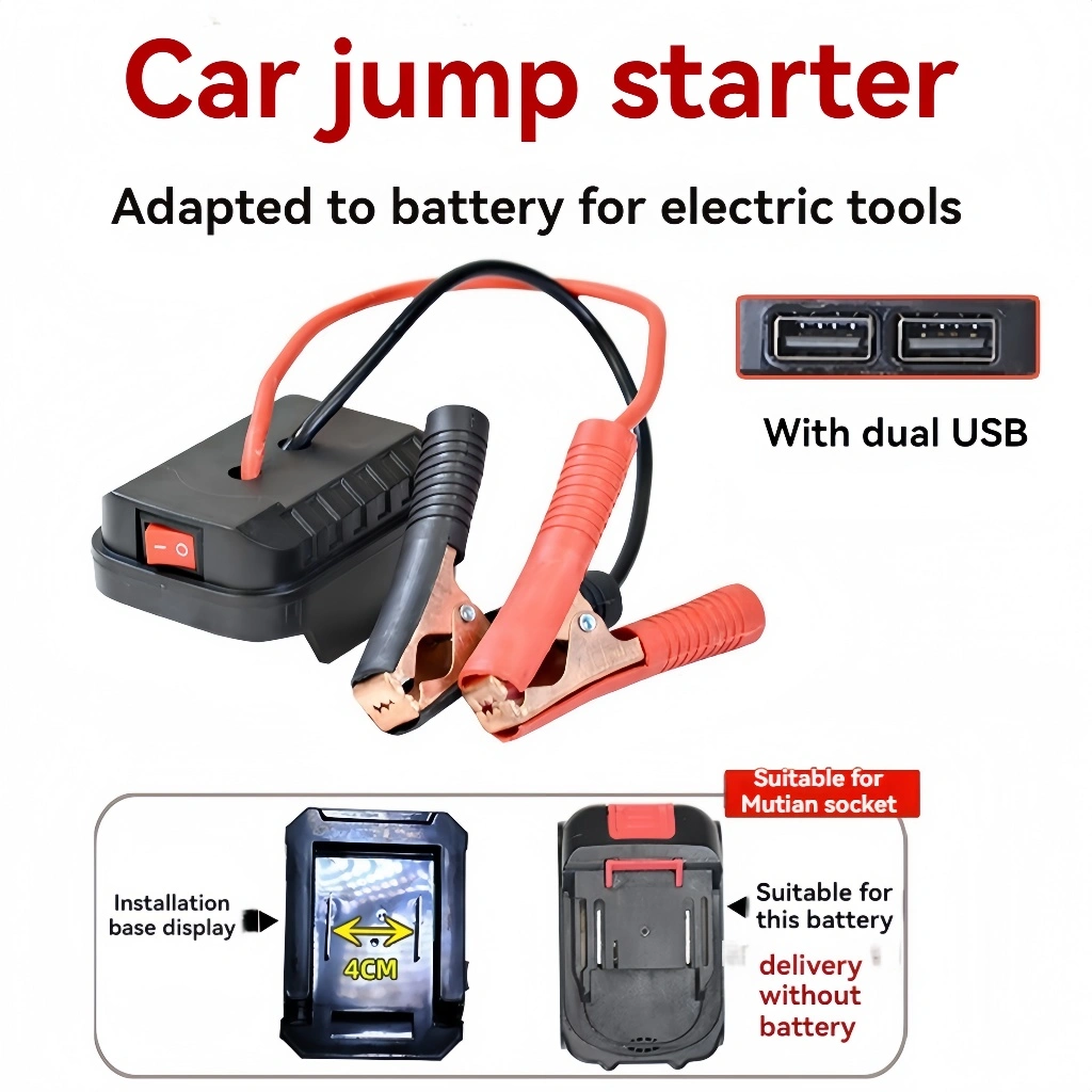 Berlaku untuk catu daya starter darurat mobil baterai lithium Makita Dayi, pengisian baterai mobil, artefak pengapian listrik