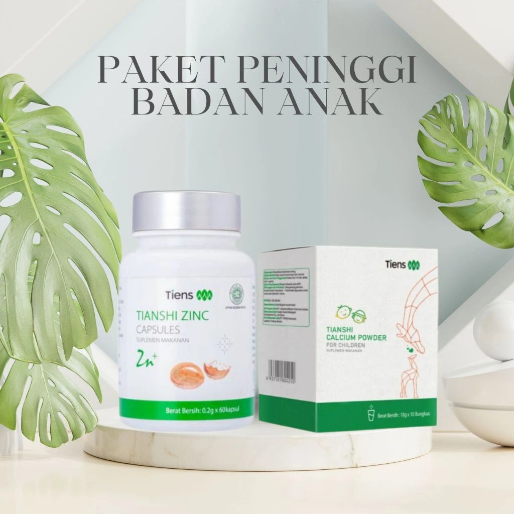 Paket Peninggi Badan Anak, Kalsium Anak dan Zinc