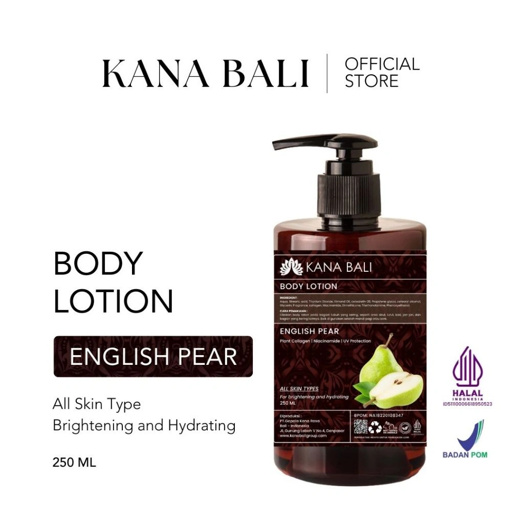 Kana Bali Brightening Body Lotion English Pear