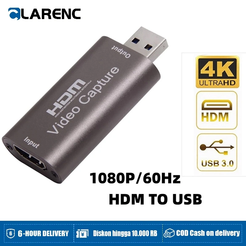 Actual Video Capture HDMI USB Card Support Untuk PS4 Game Camera Recording Full HD 1080P Live StreamingCard Support Untuk PS4 Game Camera Recording Full HD 1080P Live Streaming