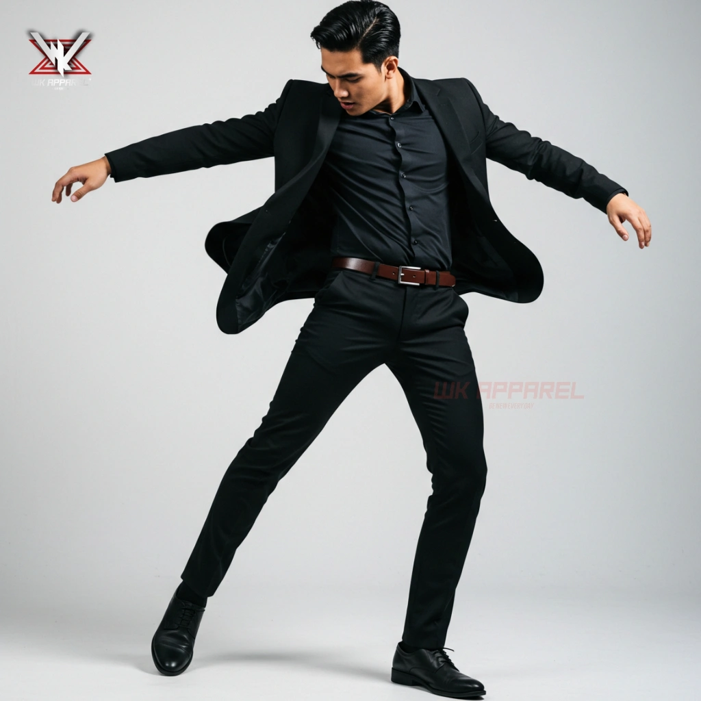 WK APPAREL - Celana Bahan Formal Panjang Slimfit Pria Size 27-38