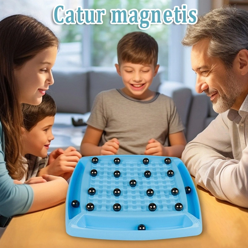 Chess Game Mainan Anak Magnet 20/40 PCS Catur Chess Board Permainan Papan Magnetik Pertempuran Magnetic
